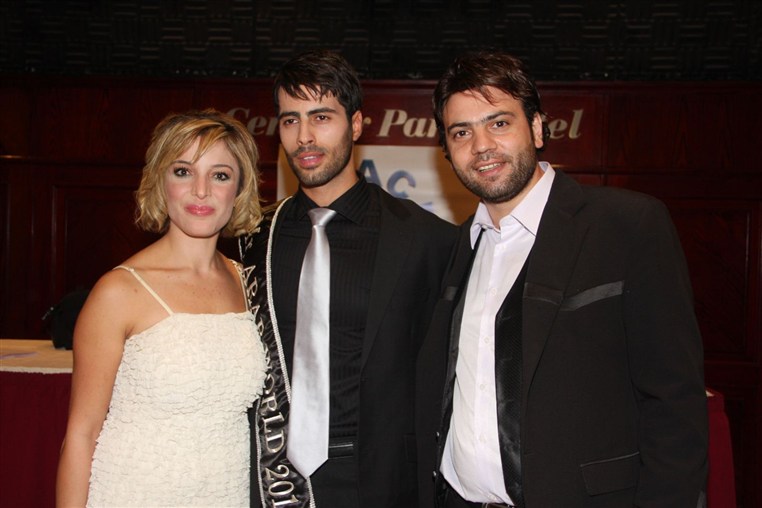 Press conference of Mr Arab world 2012